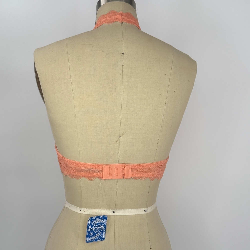 NWT Free People Galloon Lace Halter Bra in Light Orange Size Small - Picture 5 of 6
